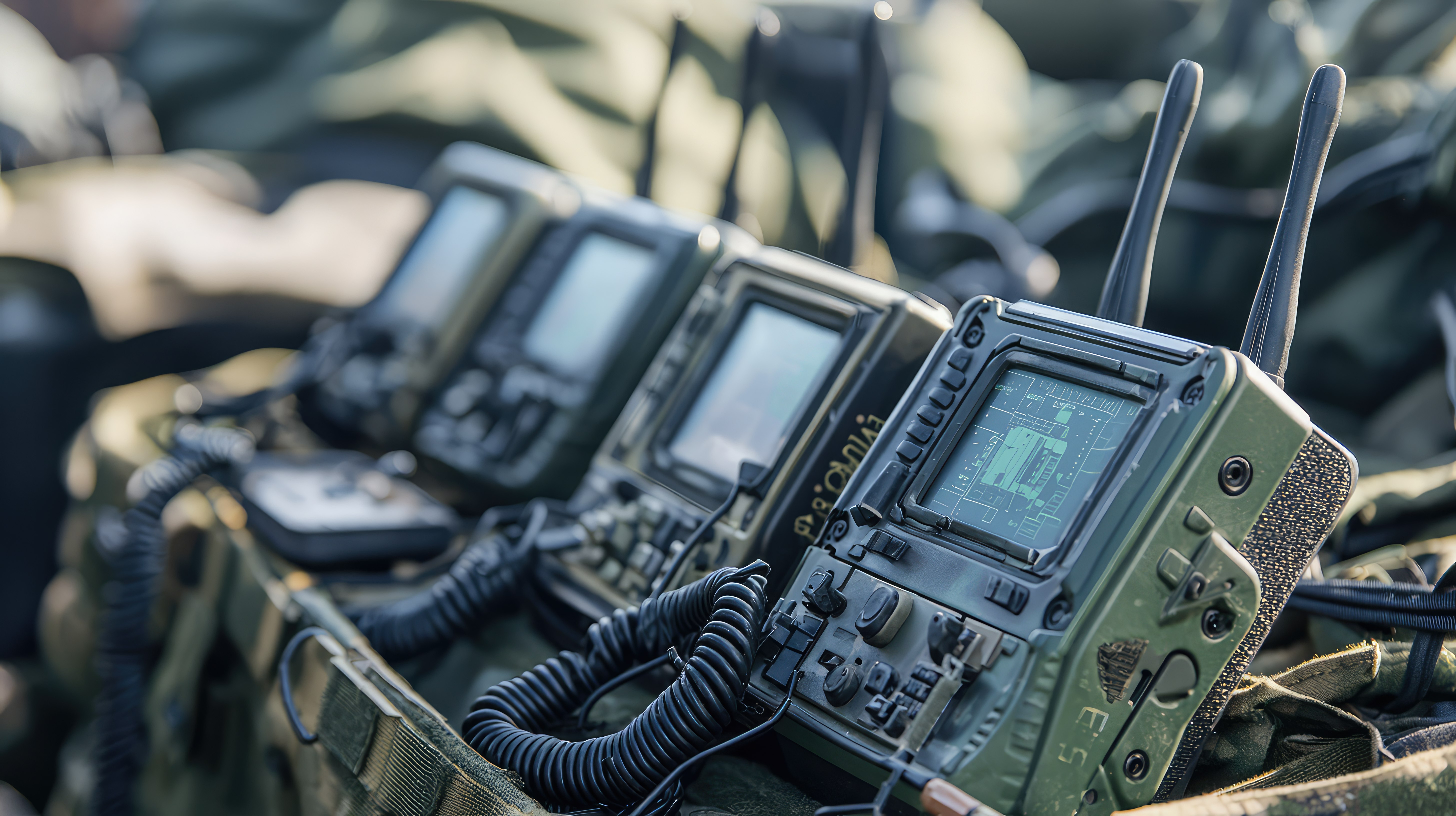 Équipements radio de combat